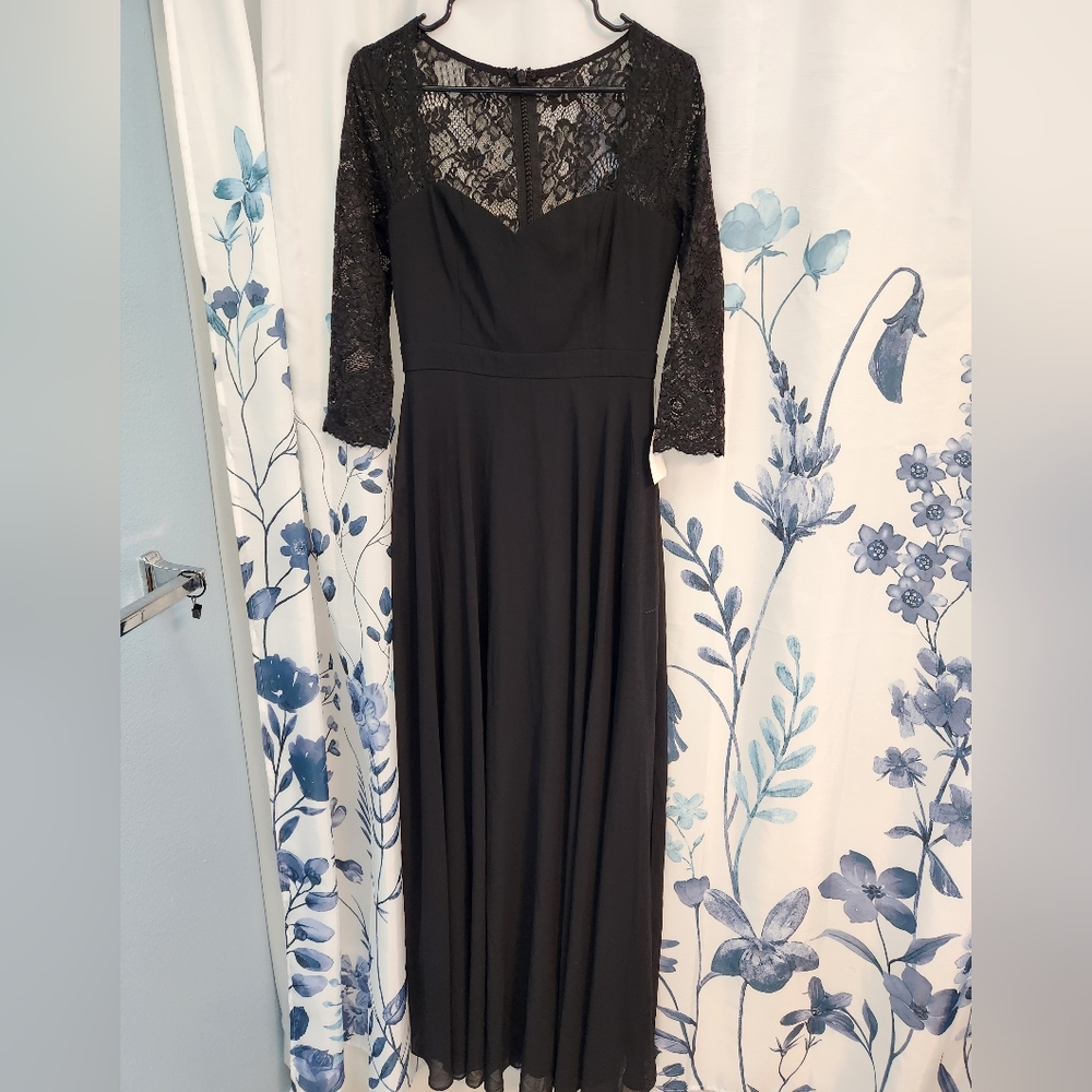 Lulus NWT Formal Black Maxi Dress